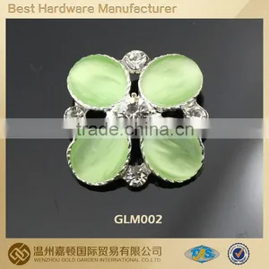 2014 Teardrop Rhinestone and Pearl Embelishment Button for Wedding Decoration thumbnail-1