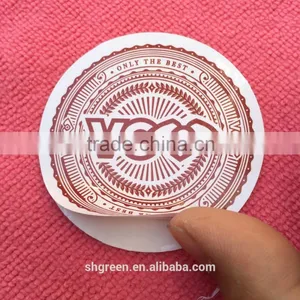 Oval Shape Transparent PVC Sticker for Bowl thumbnail-6