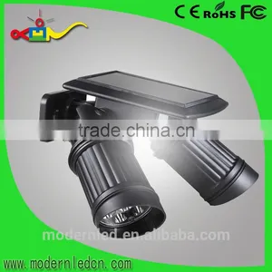 Good Price Double Heads Solar Led Outdoor Wall Light thumbnail-3