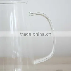 Wholesale 1000ml Glass Teapot With Stainless Steel Infuser High Borosilicate Glassware N6314 thumbnail-3