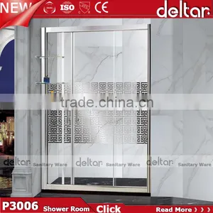 China Suppliers Shower Cubicle Tempered Glass Cost per Square Foot Portable Cabins for Sale Online Shopping thumbnail-1
