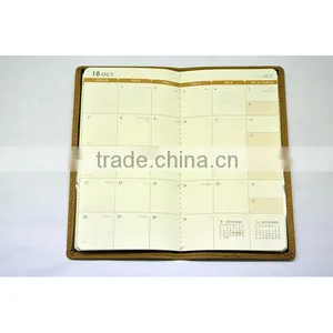 High Quality Slim Size Korean Stitch Bond Leather Agenda thumbnail-5