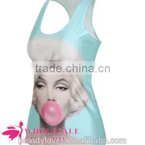 Marylon Manson Print Women Tank Top ,women Summer Vest,T Shirt thumbnail-2