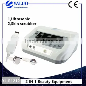 Best Selling 2 in 1 Ultrasonic and Skin Scrubber Beauty Machine thumbnail-1