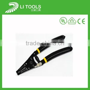 6" Germany Type Nickel-Plated Wire Stripping Pliers thumbnail-1