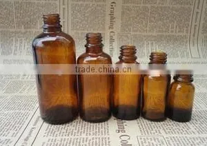 50ml,30ml,20ml,10ml,15ml Amber Glass Bottle Boston Round thumbnail-1