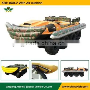 XBH 8X8-2A Jet Propelled Vehicle Floating Water River Lake Amphibious ATV Crossing River Car thumbnail-1