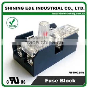 FB-M032SQ UL Approved Equal To Bussmann 2 Pole 30A Ceramic Fuse Holder thumbnail-1
