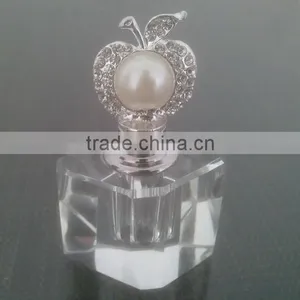 Small Empty Perfume Bottle With Apple Top thumbnail-1