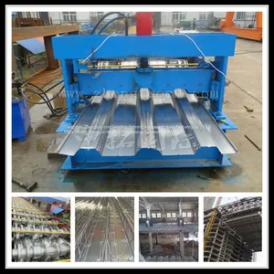 Metal Floor Deck Sheet Roll Forming Machine thumbnail-1