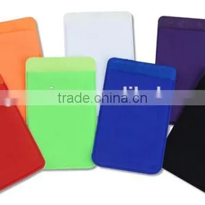 Promotion Washable Cellphone Lycra Wallet With Custom Logo thumbnail-2