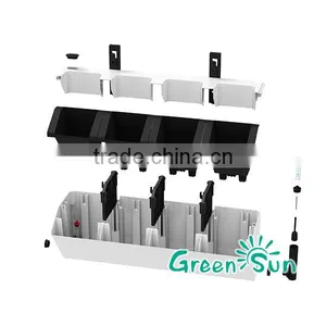 High Quality Vertical Garden Green Wall Module Artificial Hanging Wall for Plants Synthetic Grass Moss Turf Indoor Decor thumbnail-3