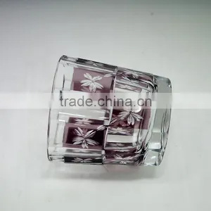 Bohemian Style Handmade 12oz Glass Cup Whisky Cup Water Cup Glassware thumbnail-3