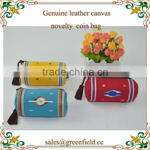 2013 Novelty Canvas Coin Bag thumbnail-1