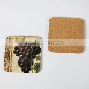 Duty Free Shop Hot Selling Cork Coasters Set thumbnail-1