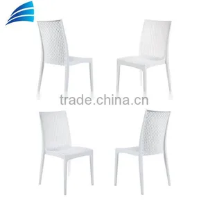 Garden White Stacking Chair thumbnail-1
