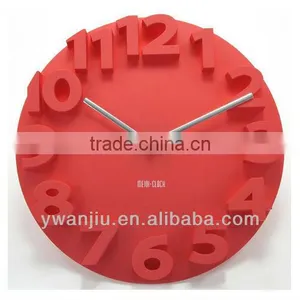 Supply Creative Fashion Three-dimensional Digital Wall Clock thumbnail-1