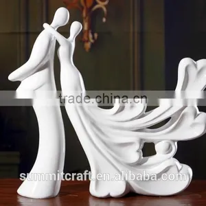 Wedding Gift Imitation Ceramic Unpainted Resin Figurines thumbnail-1