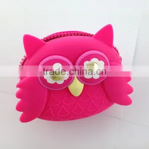 Cute Cartoon Silicone Coin Purse Storage Bags Wallet Bag for Women Kids Girls thumbnail-4