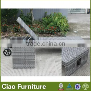 New Style Garden Rattan Chaise Sun Lounge Set thumbnail-2