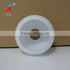 Rain Line Pumpkin Glass Lampshades With Milky White Color thumbnail-2