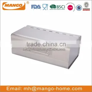 Glass Front Stainless Steel Bread Bin thumbnail-5