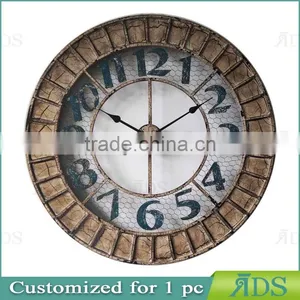 Factory Directly Sell Hanging Rustic Clock thumbnail-2