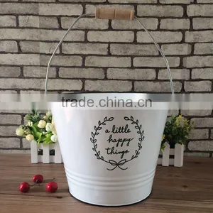 Galvanized Metal Bucket Drinking Beer Houseware Ice Bucket thumbnail-1