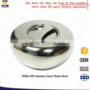 Food Grade Monks Stainless Steel Bowl With Lid thumbnail-2