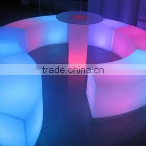 2016 Hot !outdoor Color Changing Led Plastic Benches / Popular Bench thumbnail-3