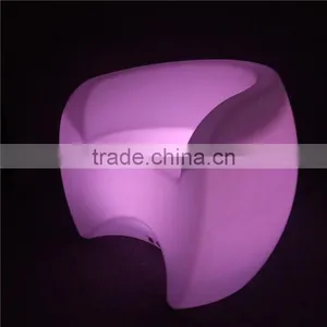 Hot Sale LED Bar Furniture Color Changing Plastic Chairs With Remore Control thumbnail-6