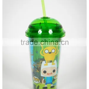 Clear Dome Lid Tumbler Double Wall thumbnail-6