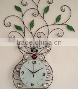 Vase Decoration Wall Clock High Quality(GZH-64) Wholesale thumbnail-1