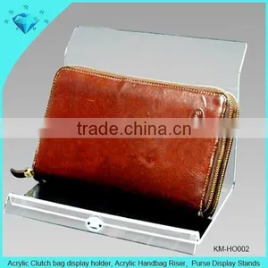Acrylic Clutch Bag Display Holder, Acrylic Handbag Riser, Purse Display Stands thumbnail-1