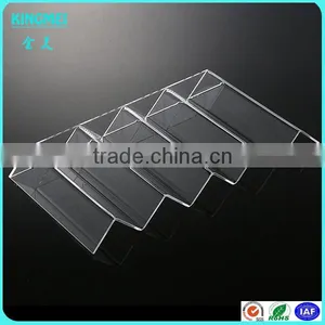 HOT SELL W Shaped Acrylic Plastic Tray in Food Grade thumbnail-4