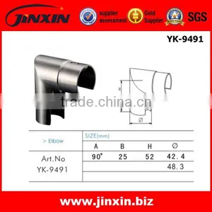 AISI304 Stainless Steel Slot Tube Connector/ Hand Rail Vertical Anger Connector thumbnail-1