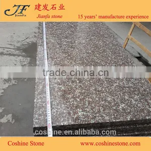 Chinese Granite G664 Cheap Brown Stone Bainbrook Brown Granite Countertop Slabs thumbnail-1
