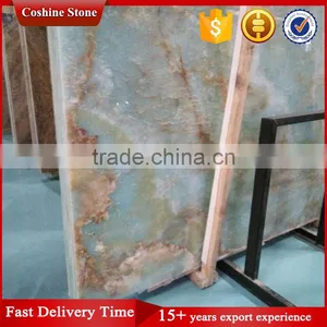White Blue Onyx Slab Stone thumbnail-2