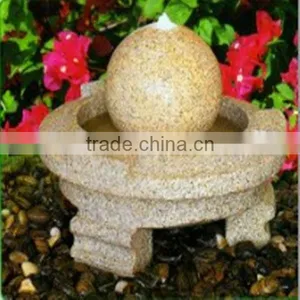 Garden Stone Ball Rotating Marble Fountain thumbnail-1