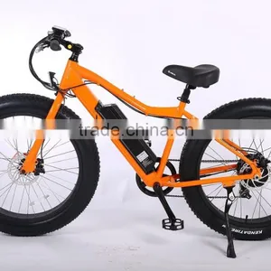 Newly 26 Inch Suspension 48V Fat Tire Electric Mountain Bike e Bicycle With Hidden Battery thumbnail-3