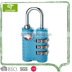Zinc-alloyed 3-Dial Combination International Travel TSA Lock for Safe thumbnail-1