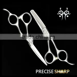 QJ-HS103 100% Pure Hand Made Hairdressing Scissors Convex Edge Blade Japanese Hair Cutting Scissors thumbnail-1