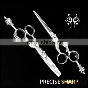 Professional Hair Dressing Scissors With Silver thumbnail-1