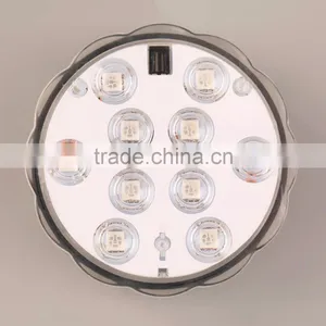 1Pc Remote Control RGB 10LED Multi-function Underwater Light For Diving/fish Lamp thumbnail-4