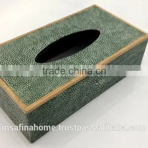Rectangle Shagreen Tissue Box thumbnail-1