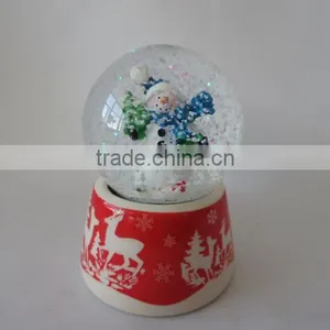 Crystal Balls Dollarma One Dollar Cheapest XMS Christamas Bear Deer Santa SnowFlake Glass 156130-15135 thumbnail-2