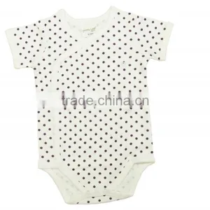 Organic Cotton Long Sleeve Newborn Baby Rompers With Organic Baby Kimono Bodysuits and New Style Baby t Shirts thumbnail-3