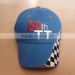 2016 Personal Design Cotton Embroidery Promotional Racing Cap thumbnail-1