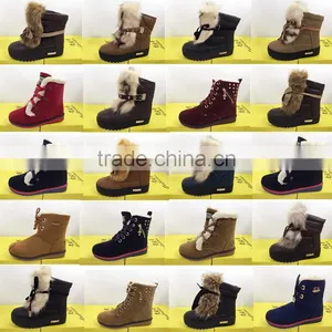 GZY Ladies Shoes Guangzhou Boots Stock High Quality Wearable Stock Export China Italy Model 2017 Charming thumbnail-1