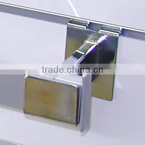Chrome Plated Slatwall 3in. Brackets for Rectangular Tubing thumbnail-1